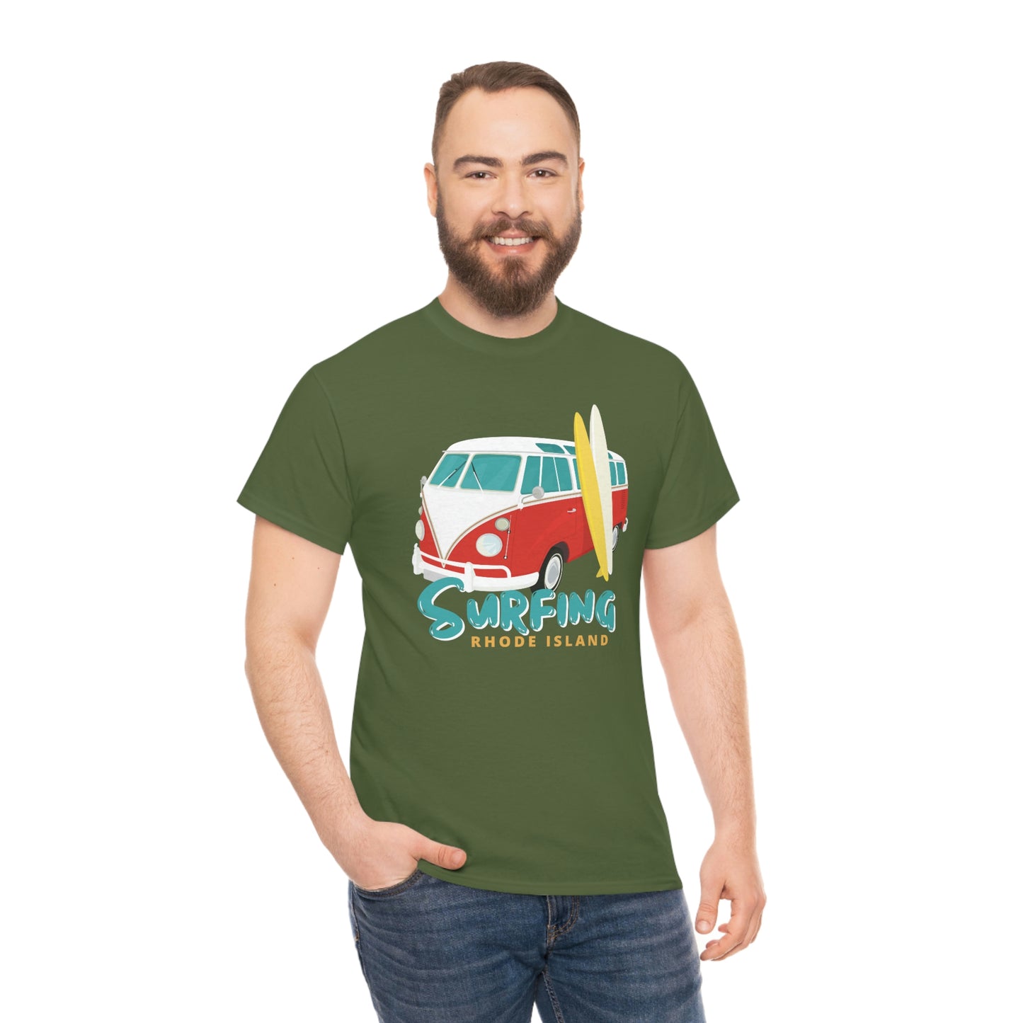 Surfing Rhode Island T-shirt