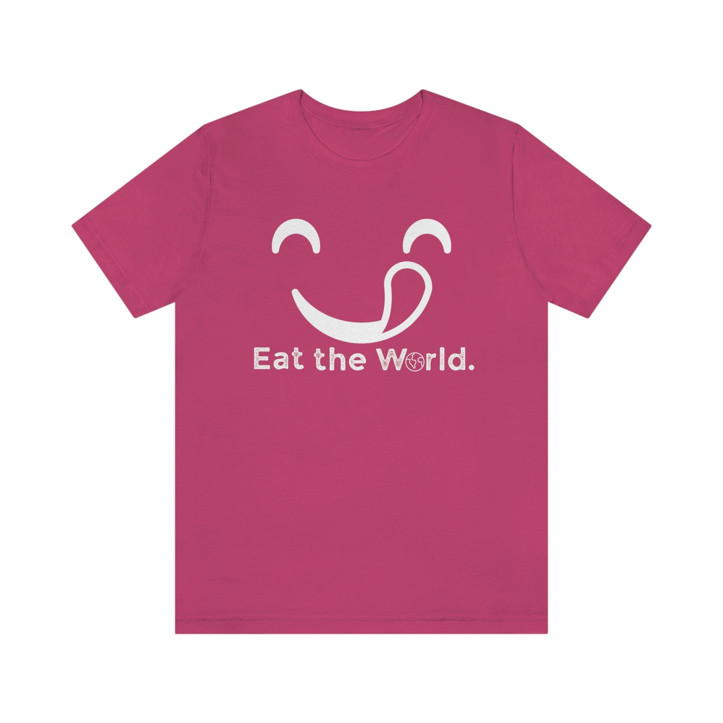 eat the world red tee