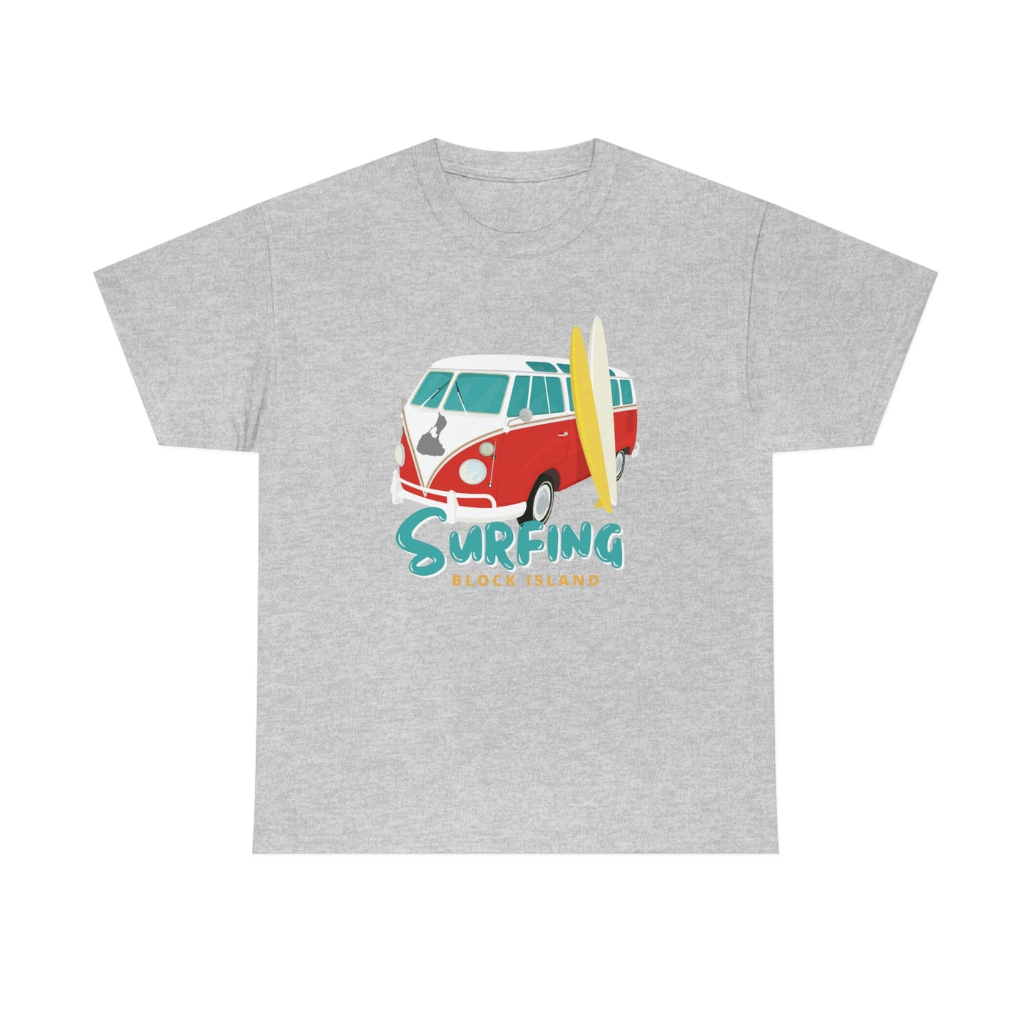 Surfing Block Island T-shirt