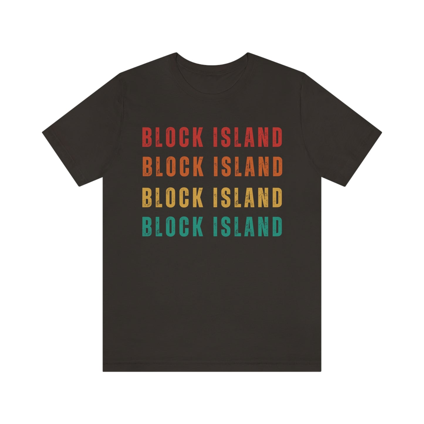 Block Island Retro Colors T-shirt