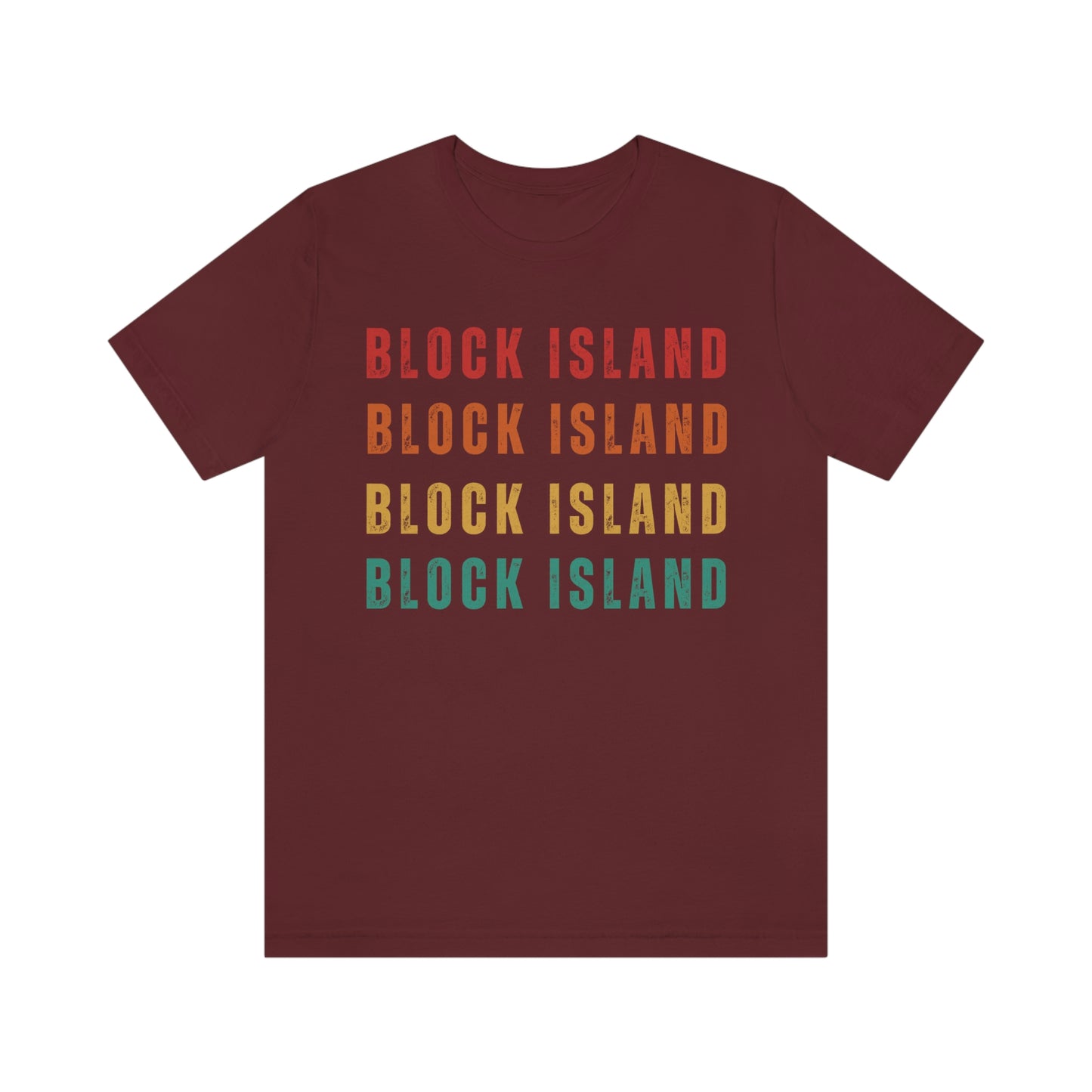 Block Island Retro Colors T-shirt