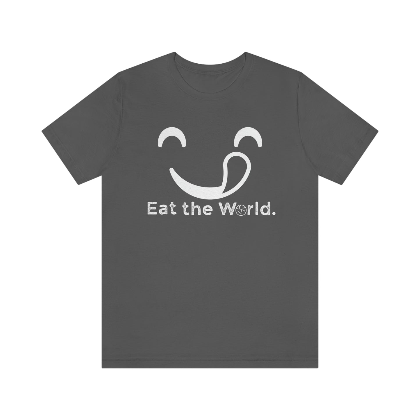 eat the world charcoal t-shirt