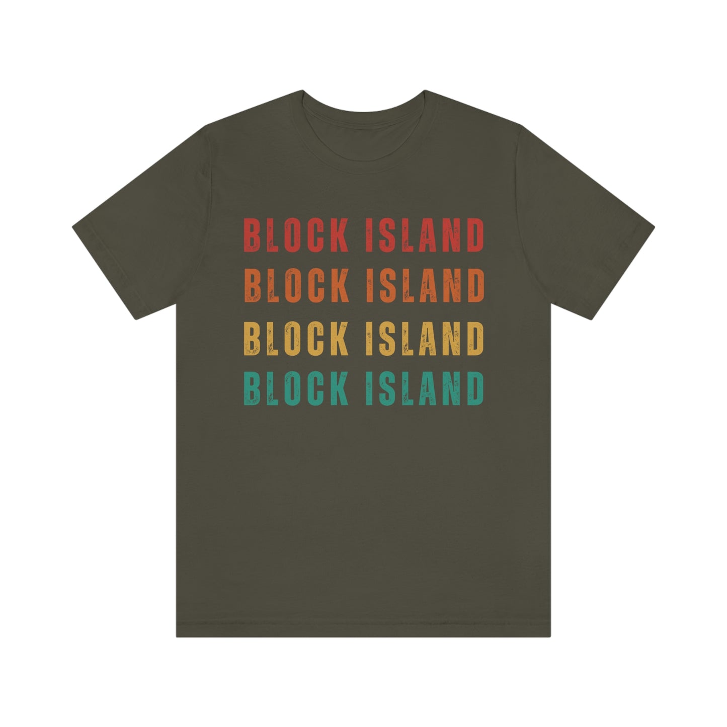 Block Island Retro Colors T-shirt