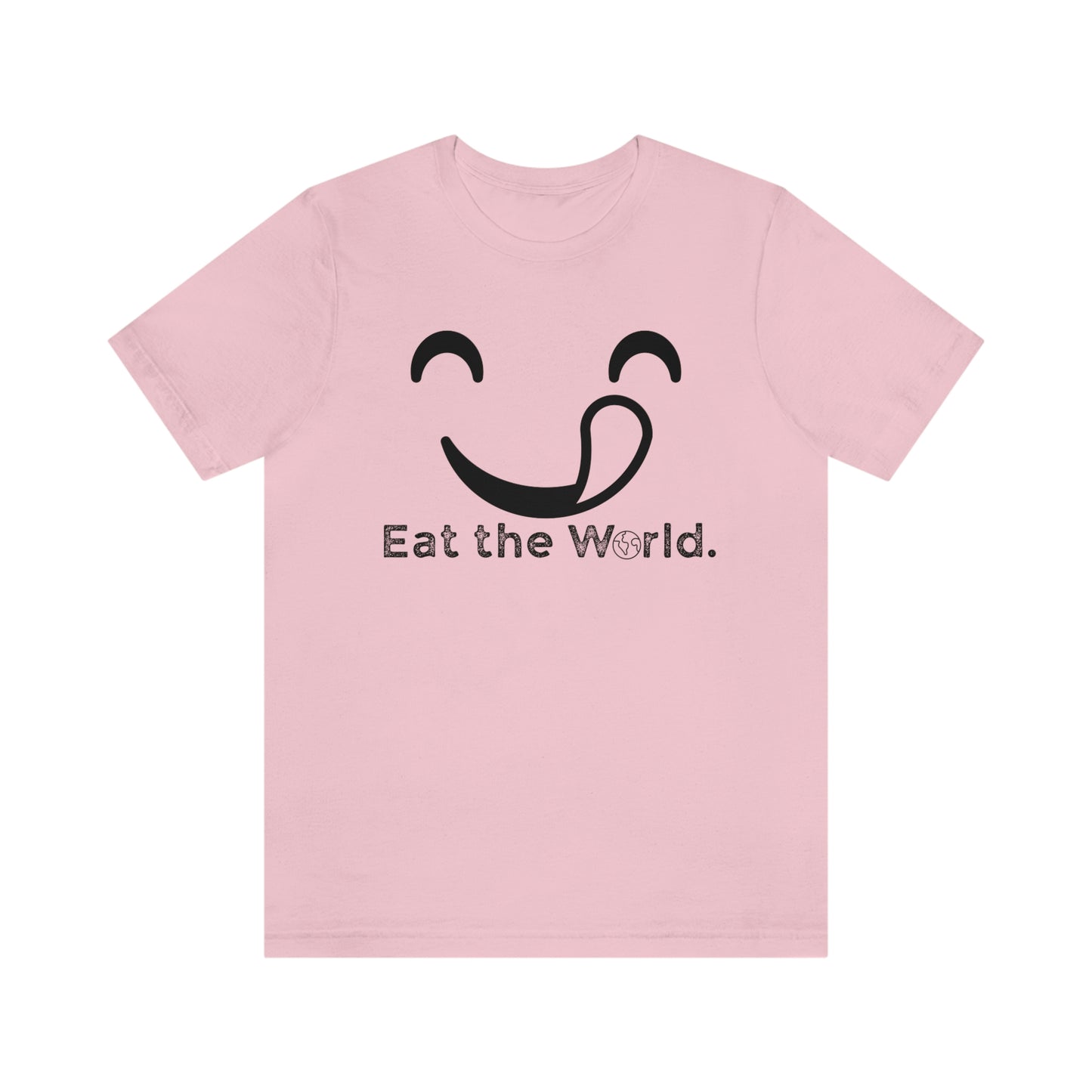 eat the world pink tee