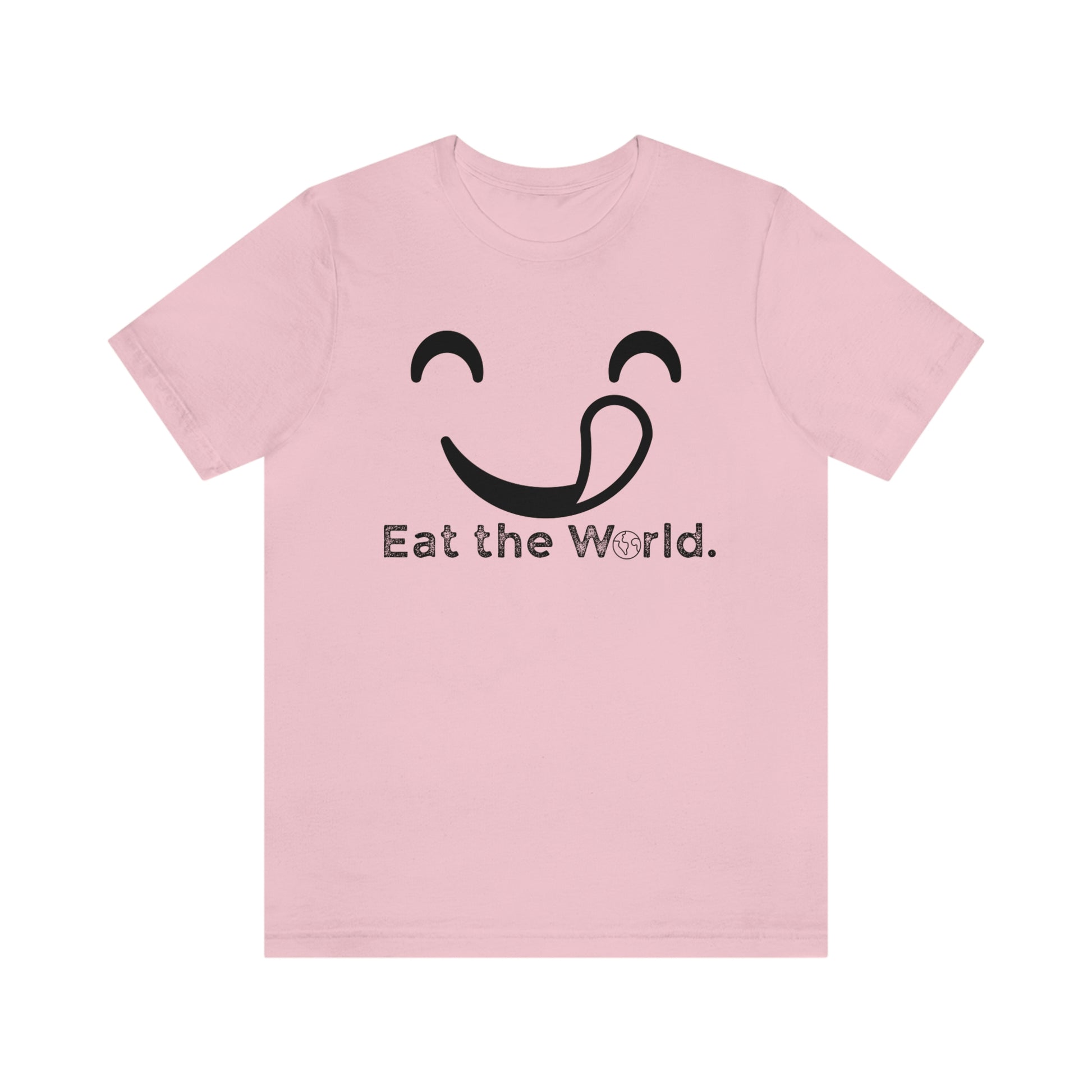 eat the world pink tee